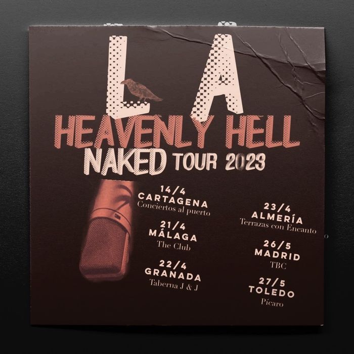 L A ANUNCIA LA VERSIÓN NAKED DE HEAVENLY HELL PARA EL DE ABRIL Y TOUR ACÚSTICO