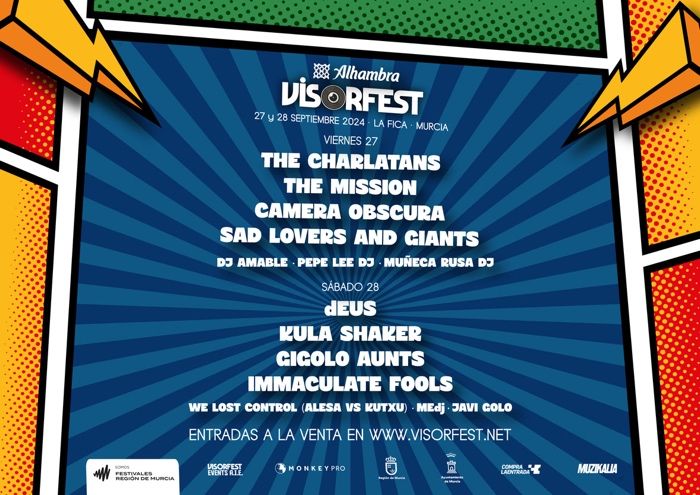 VISOR FEST 2024. CARTEL Y ENTRADAS POR DÍAS